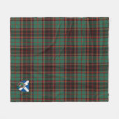 Scotts Buchan Ancient Tartan Pset Fleece Deken (Voorkant (Horizontaal))