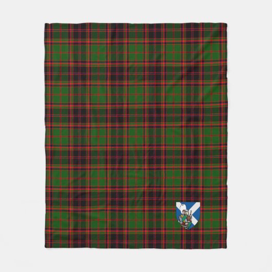 Scotts Buchan Modern Tartan Pset Fleece Deken (Voorkant)