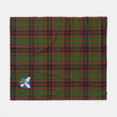 Scotts Buchan Modern Tartan Pset Fleece Deken (Voorkant (Horizontaal))