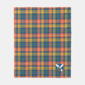 Scotts Buchanan Ancient Tartan Pset Fleece Deken (Voorkant)