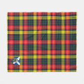 Scotts Buchanan Modern Schotse Ruitdessin Fleece Deken (Voorkant (Horizontaal))