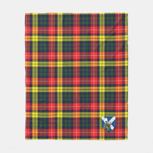 Scotts Buchanan ModernTartan Pset Fleece Deken (Voorkant)