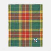 Scotts Buchanan Old SettTartan Pset Fleece Deken (Voorkant)
