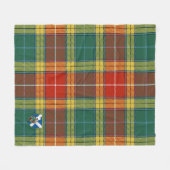Scotts Buchanan Old SettTartan Pset Fleece Deken (Voorkant (Horizontaal))