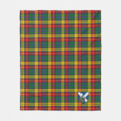 Scotts Buchanan Tartan Pset Fleece Deken (Voorkant)