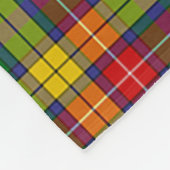 Scotts Buchanan Tartan Pset Fleece Deken (Hoek)