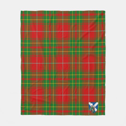 Scotts Burnett Ancient Tartan Pset Fleece Deken (Voorkant)