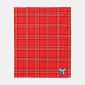 Scotts Burnett Moderne Schotse Plaid Ruit Fleece Deken (Voorkant)