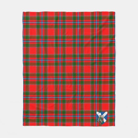 Scotts Butter Tartan Pset Fleece Deken (Voorkant)