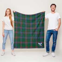 Scotts Byres geruite plaid Fleece Deken