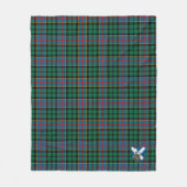Scotts Byres geruite plaid Fleece Deken (Voorkant)