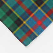 Scotts Byres Tartan Pset Fleece Deken (Hoek)
