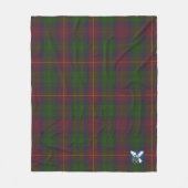 Scotts Cairns Hunting Tartan Pset Fleece Deken (Voorkant)