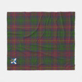 Scotts Cairns Hunting Tartan Pset Fleece Deken (Voorkant (Horizontaal))