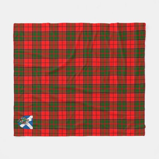 Scotts Cairns Tartan Pset Fleece Deken (Voorkant (Horizontaal))