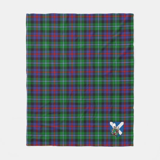 Scotts Calder Tartan Pset Fleece Deken (Voorkant)