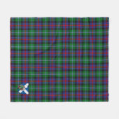Scotts Calder Tartan Pset Fleece Deken (Voorkant (Horizontaal))