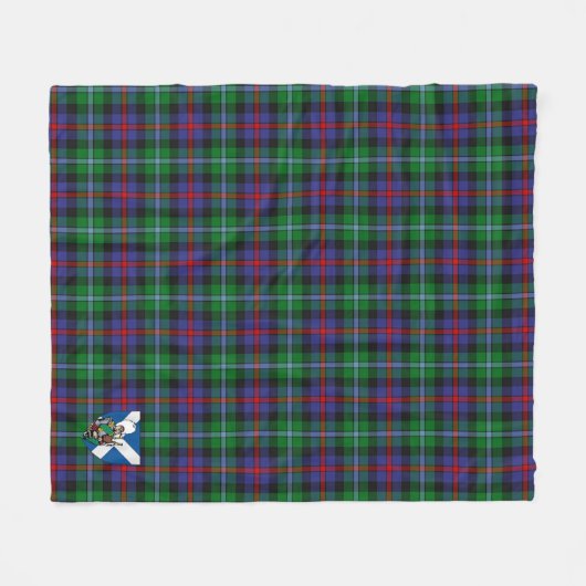 Scotts Calder Tartan Pset Fleece Deken (Voorkant (Horizontaal))