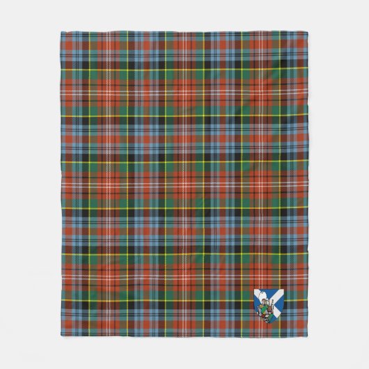 Scotts Caledonia Ancient Tartan Pset Fleece Deken (Voorkant)