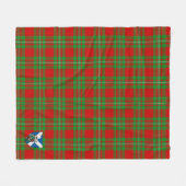 Scotts Callander Tartan Pset Fleece Deken (Voorkant (Horizontaal))