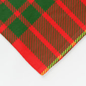 Scotts Cameron Modern Tartan Pset Fleece Deken (Hoek)