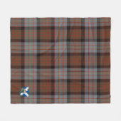 Scotts Cameron Of Erracht Verweerd Schotland Gerui Fleece Deken (Voorkant (Horizontaal))