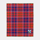 Scotts Cameron of Lochiel Modern Tartan Pset Fleece Deken (Voorkant)