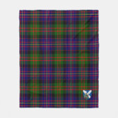 Scotts Cameron van Erracht Modern Tartan Pset Fleece Deken (Voorkant)