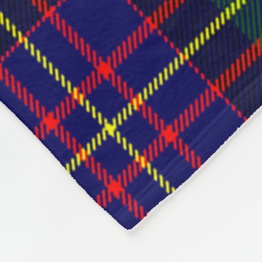 Scotts Cameron van Erracht Modern Tartan Pset Fleece Deken (Hoek)
