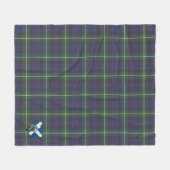 Scotts Campbell Argyll Modern Tartan Pset Fleece Deken (Voorkant (Horizontaal))