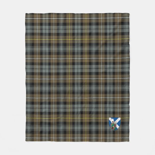 Scotts Campbell Argyll Weathered Tartan Pset Fleece Deken (Voorkant)
