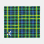 Scotts Campbell of Breadalbane Ancient Tartan Plai Fleece Deken (Voorkant (Horizontaal))