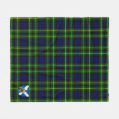 Scotts Campbell of Breadalbane Modern Tartan Pset Fleece Deken (Voorkant (Horizontaal))