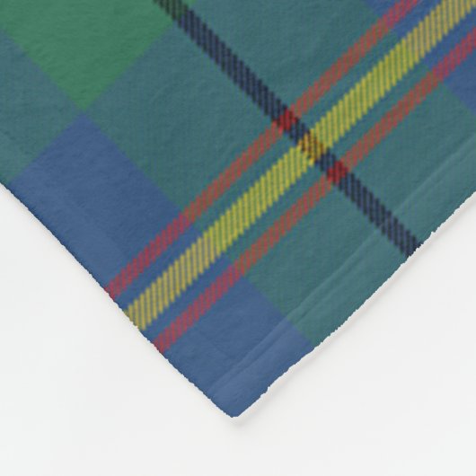 Scotts Carmichael Ancient Tartan Pset Fleece Deken (Hoek)