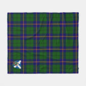 Scotts Carmichael Moderne Schotse Plaid Ruitjessto Fleece Deken (Voorkant (Horizontaal))