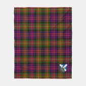 Scotts Carnegie Modern Tartan Pset Fleece Deken (Voorkant)