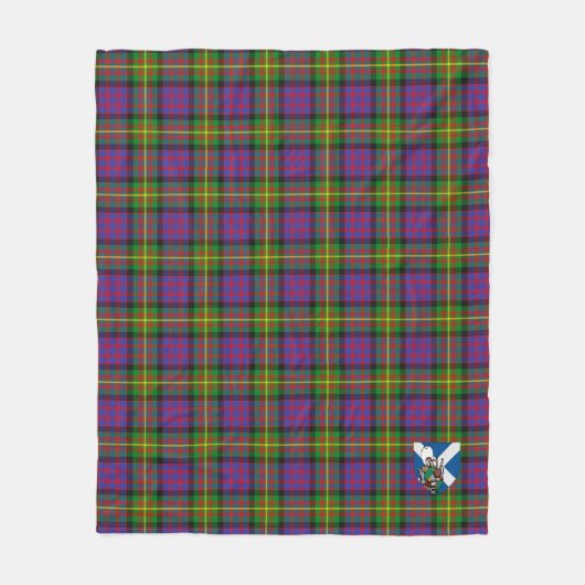 Scotts Carnegie Tartan Pset Fleece Deken (Voorkant)