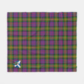 Scotts Carnegie Tartan Pset Fleece Deken (Voorkant (Horizontaal))
