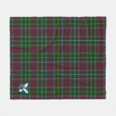 Scotts Carruthers Tartan Pset Fleece Deken (Voorkant (Horizontaal))