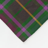 Scotts Carruthers Tartan Pset Fleece Deken (Hoek)