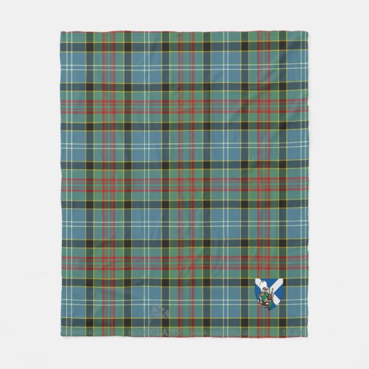 Scotts Cathcart Tartan Plaid Fleece Deken (Voorkant)
