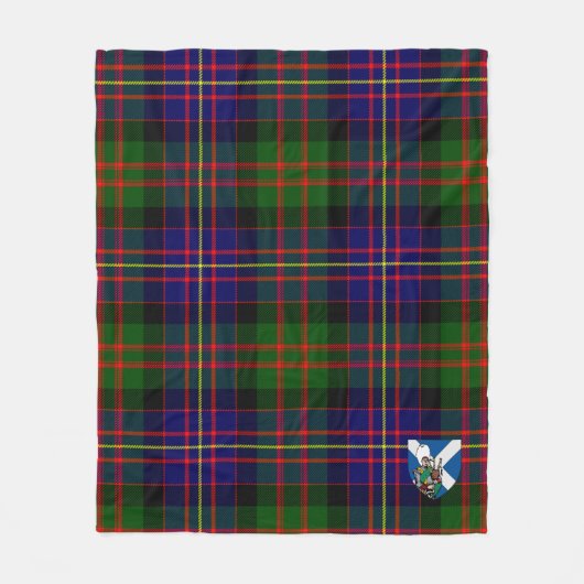Scotts Chalmers Tartan Pset Fleece Deken (Voorkant)