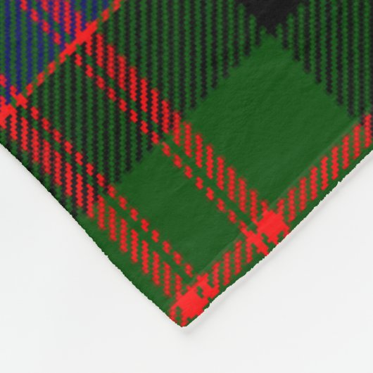 Scotts Chalmers Tartan Pset Fleece Deken (Hoek)