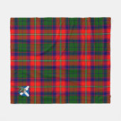 Scotts Charteris Tartan Pset Fleece Deken (Voorkant (Horizontaal))