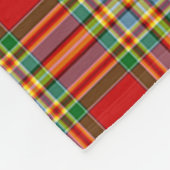 Scotts Chattan Tartan Pset Fleece Deken (Hoek)