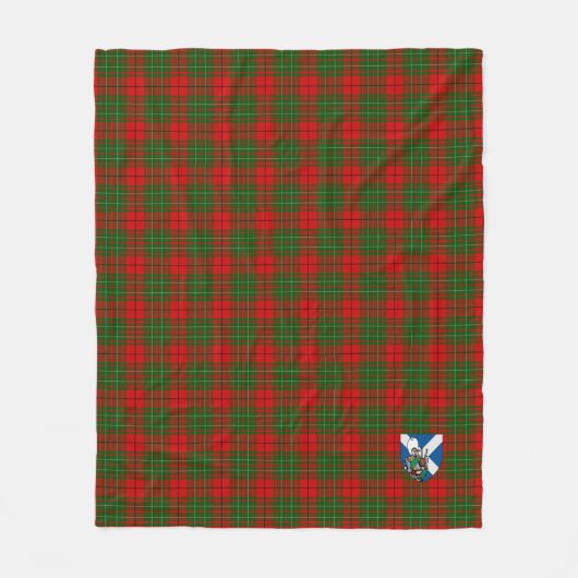 Scotts Cheyne Tartan Pset Fleece Deken (Voorkant)