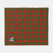 Scotts Cheyne Tartan Pset Fleece Deken (Voorkant (Horizontaal))