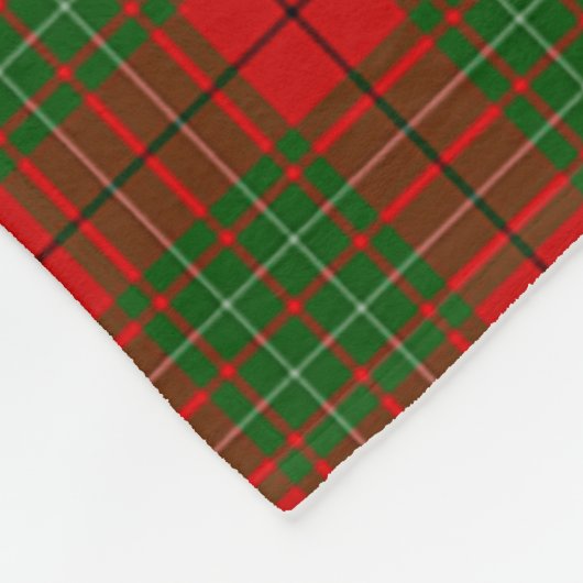 Scotts Cheyne Tartan Pset Fleece Deken (Hoek)