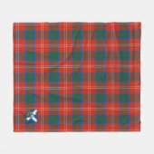 Scotts Chisholm Ancient Tartan Plaid Fleece Deken (Voorkant (Horizontaal))