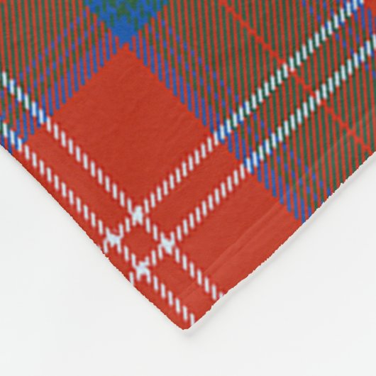 Scotts Chisholm Ancient Tartan Plaid Fleece Deken (Hoek)